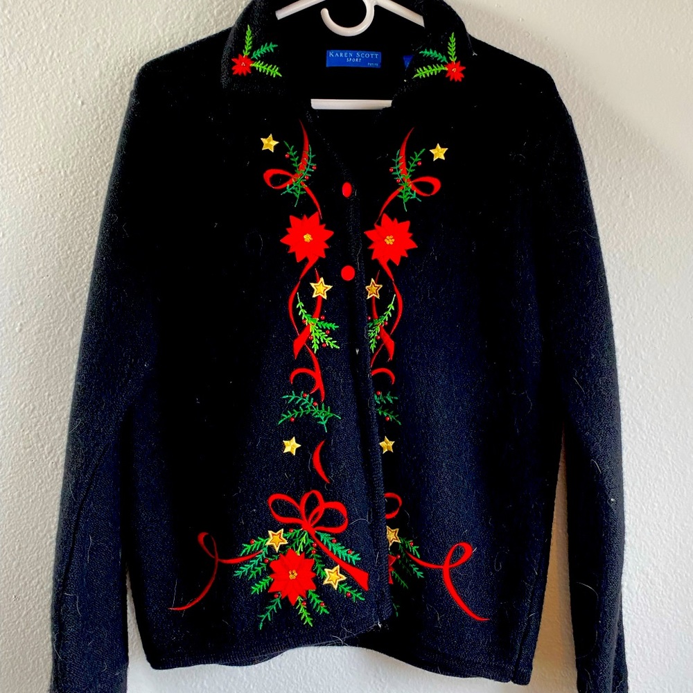 Christmas wool sweater